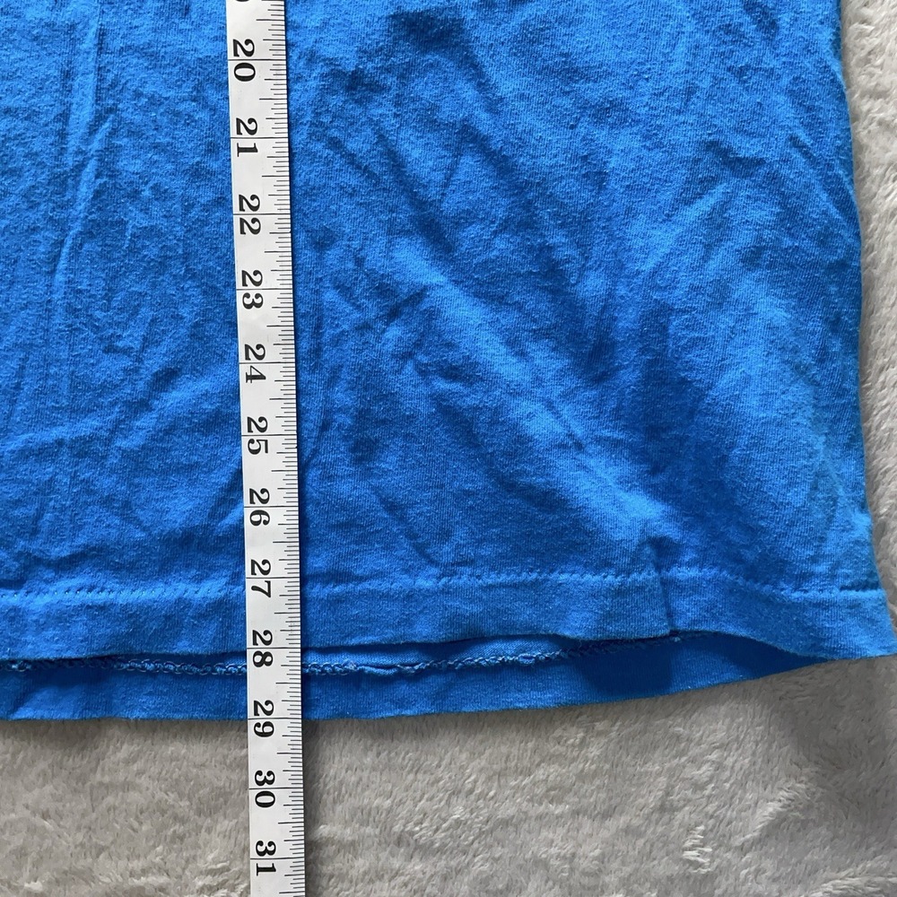 Vintage Grandma's Guardian Angels T-Shirt XXL Blue 90s Single Stitch Angel - Picture 12 of 12